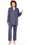 Костюм Элль-стиль 2401/1 деним, белый