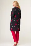 Костюм Svetlana Style черный+цветы