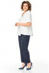 Костюм Michel Chic 1454 белый, синий гленчек