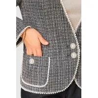 Костюм FITA 4122 Ясиня черно-бежевый