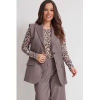 Костюм Магия Моды 2625 коричнево-серый