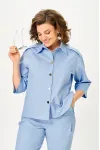 Костюм Vilena fashion 1158 голубой Костюм Vilena fashion 1158 голубой