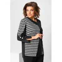 Костюм Асолия 1508 чёрно-серый Костюм Асолия 1508 чёрно-серый