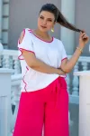 Костюм ANDINA 915-4-23 белый/фуксия