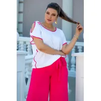 Костюм ANDINA 915-4-23 белый/фуксия