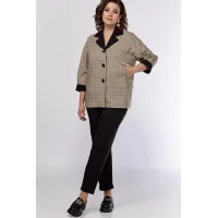 Костюм VIA-Mod 644 бежевый+черный Костюм VIA-Mod 644 бежевый+черный