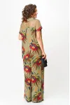 Костюм Michel Chic 1426 хаки+цветы