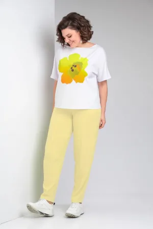 Костюм Ladis Line сирень + белый