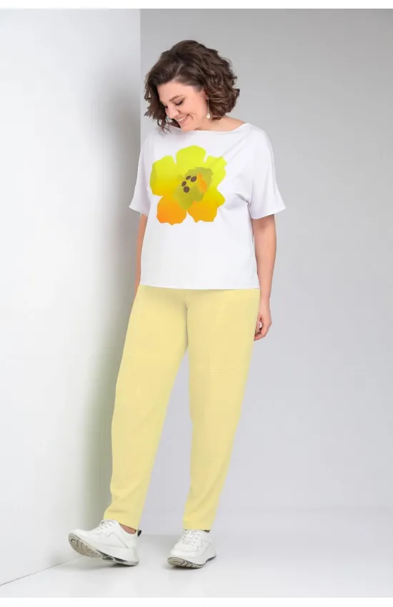 Костюм Ladis Line сирень + белый