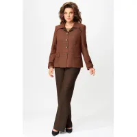 Костюм FITA 3131 Венциана терракот + коричневый