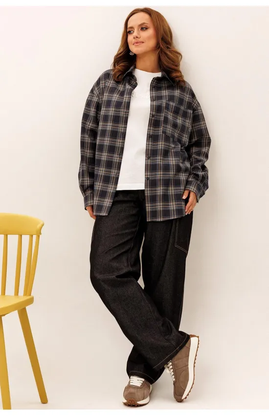 Костюм Лиона-Стиль 955 клетка+черный