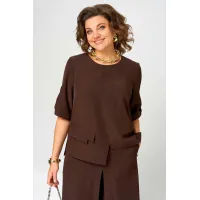 Костюм Асолия 1515 коричневый