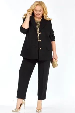 Костюм Элль-стиль 2447 черный, золото