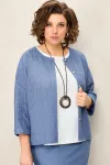 Костюм VOLNA 1348 голубой джинсовый