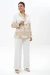 Костюм Alani 2496 молоко+золото Костюм Alani 2496 молоко+золото