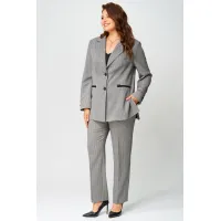 Костюм LAIKONY L-743 серый Костюм LAIKONY L-743 серый