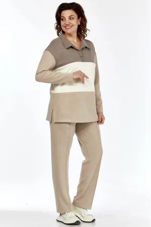 Костюм BAGIRA 1074 Беж+кофейный+молоко