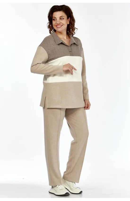 Костюм BAGIRA 1074 Беж+кофейный+молоко