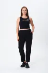 Костюм Vilena fashion 1090 серый-черный
