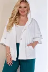 Костюм Shetti белый+олива