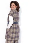 Костюм Anastasia 1172-1 песочный-деним (клетка) Костюм Anastasia 1172-1 песочный-деним (клетка)