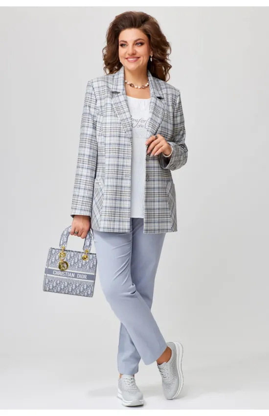 Костюм FITA 1486 Каталена серо-голубой