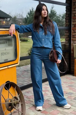 Костюм BARBARA В227 синий