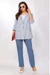 Костюм Тэнси 371 new джинсовый + белый