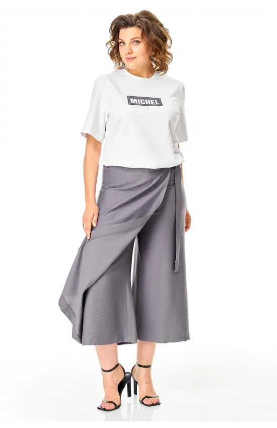 Костюм Michel Chic 1336-1 белый, пепел