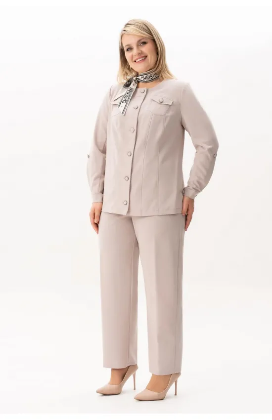 Костюм ALGRANDA 4142 светло-бежевый