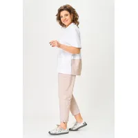 Костюм Michel Chic 1414 бело-бежевый