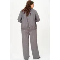 Костюм SOVA 11312 серебристый