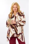 Костюм Элль-стиль 2481 беж+бордо