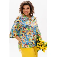 Костюм Michel Chic 1411 мультиколор + охра