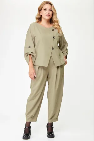 Костюм Michel Chic зеленый, графит