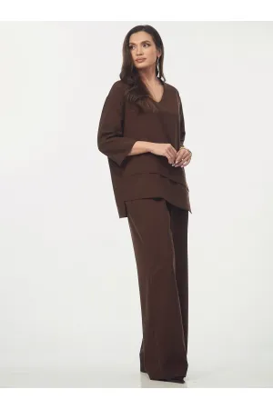 Костюм YOUR SIZE 2273/170 Шоколадно-коричневый