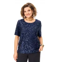 Костюм VI ORO 1225 черный-синий