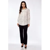 Костюм LUCKY FOX 1345 белая блузка + черные брюки