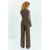 Костюм Euromoda 635 хаки+клетка