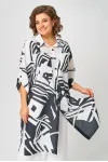 Костюм Кокетка и К 1290 черный+белый