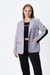 Костюм Vilena fashion 1090 серый-черный