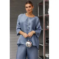 Костюм Anastasia 1228-1 голубой жемчуг Костюм Anastasia 1228-1 голубой жемчуг