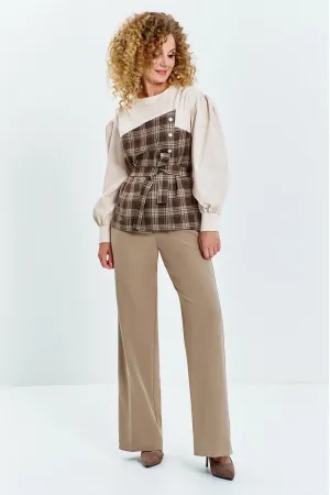 Костюм Euromoda 627 бежевый