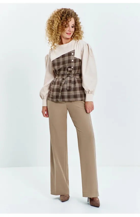 Костюм Euromoda 627 бежевый