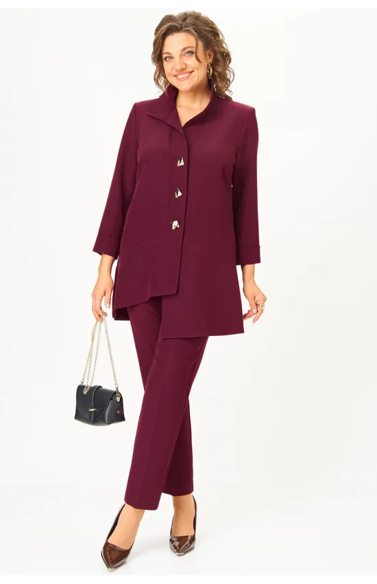 Костюм Vilena fashion 1110 бургунди