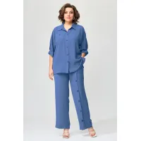 Костюм Орхидея Люкс 1417-1 Васильковый Костюм Орхидея Люкс 1417-1 Васильковый