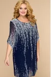 Костюм Svetlana Style 1394 синий в цветы