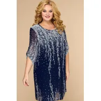 Костюм Svetlana Style 1394 синий в цветы