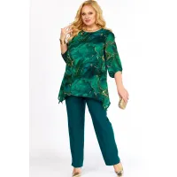 Костюм Элль-стиль 2263-14 изумруд