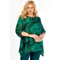 Костюм Элль-стиль 2263-14 изумруд